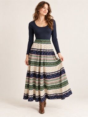 Vintage 1970’s Miss Elliette Prairie Maxi - M/L